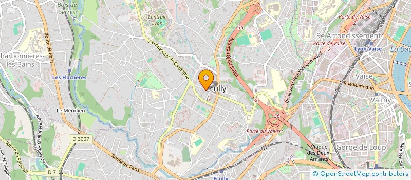 localisation de l'entreprise LES ENFANTS DU PETIT HOMME à ECULLY