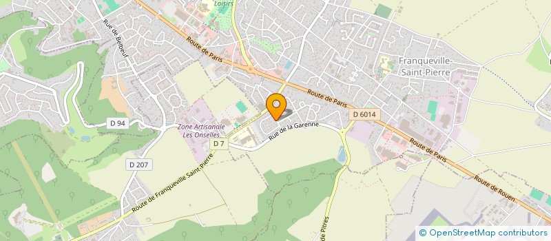 localisation de l'entreprise LES ENFANTS DU SALOUM  FRANQUEVILLE-SAINT-PIERRE