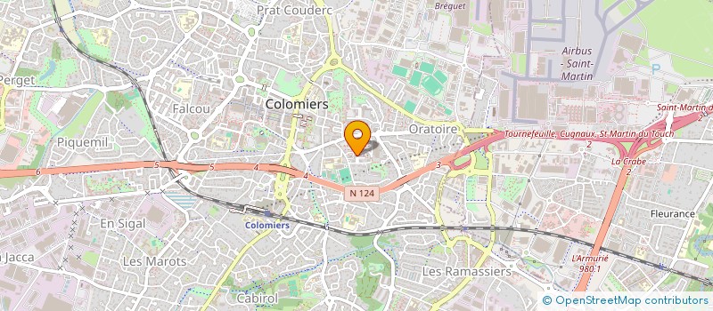 localisation de l'entreprise LES ENFANTS DU SOLEIL DE PIERRE SIMON à COLOMIERS