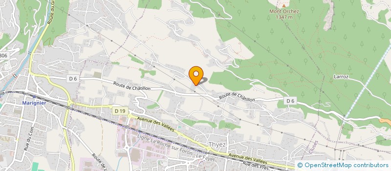 localisation de l'entreprise LES ENFANTS ESPIEGLES  THYEZ