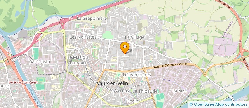 localisation de l'entreprise LES ENFANTS FETARDS  VAULX-EN-VELIN