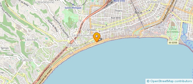 localisation de l'entreprise LES ENFANTS GATES à NICE