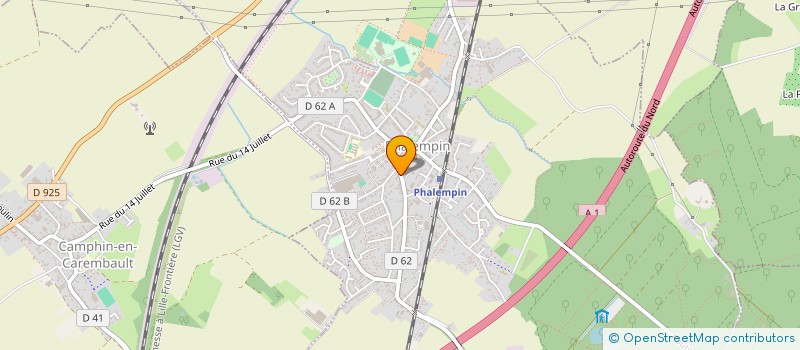 localisation de l'entreprise LES ENFANTS GOURMANDS  PHALEMPIN