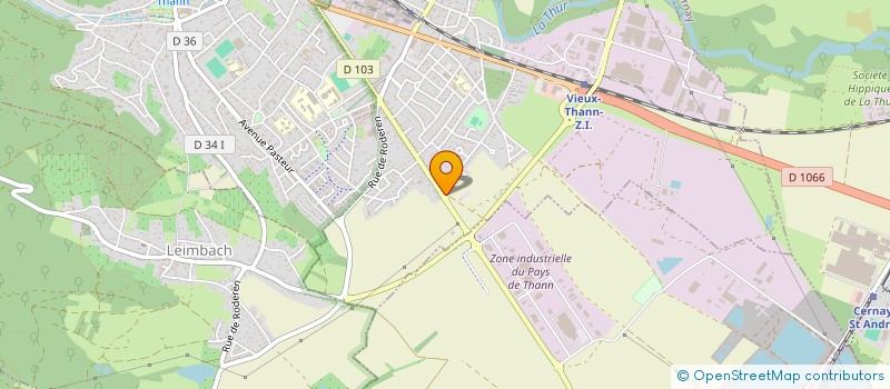 localisation de l'entreprise LES ENFANTS PAS SAGES  VIEUX-THANN