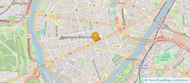 localisation de l'entreprise LES ENFANTS SONT A LA MAISON à BOULOGNE-BILLANCOURT