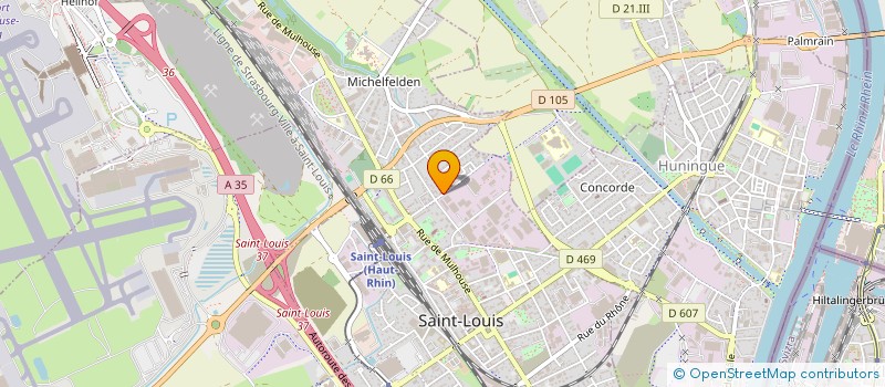 localisation de l'entreprise LES ENFANTS SONT NOTRE AVENIR à SAINT-LOUIS