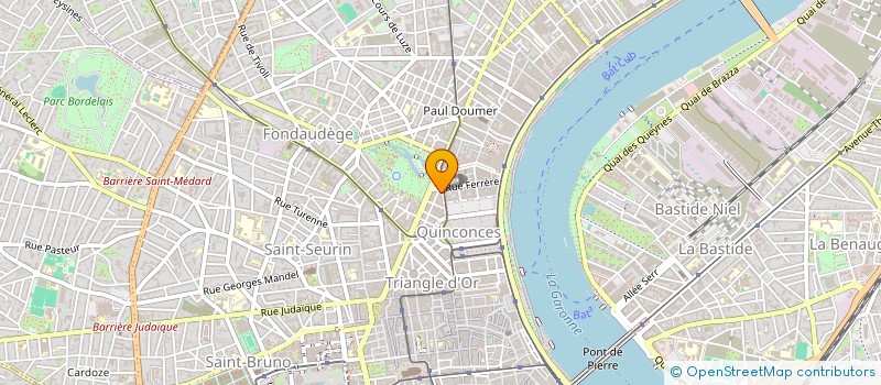 localisation de l'entreprise LES ENFANTS TERRIBLES à BORDEAUX