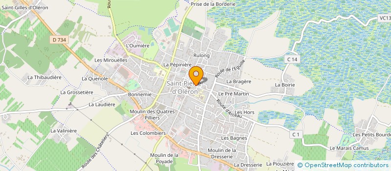 localisation de l'entreprise LES ENFANTS TERRIBLES à SAINT-PIERRE-D'OLERON