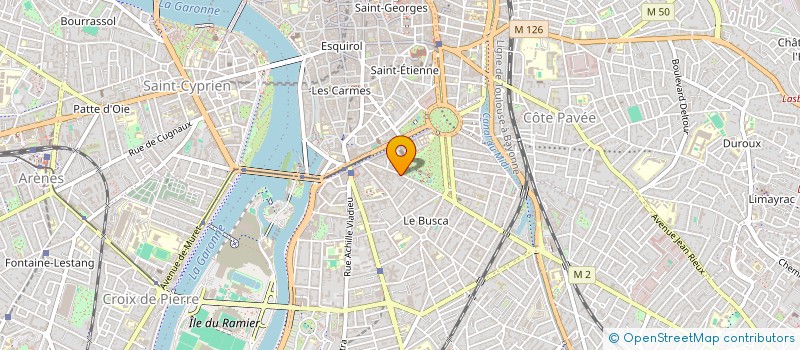 localisation de l'entreprise LES ENFANTS TERRIBLES  TOULOUSE