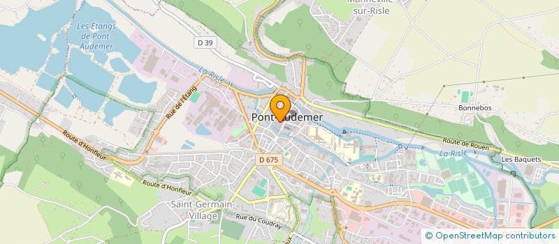 localisation de l'entreprise LES ENFANTS TERRIBLES à PONT-AUDEMER