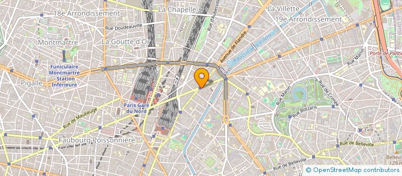 localisation de l'entreprise LES ENFANTS TERRIBLES CINEMA à PARIS
