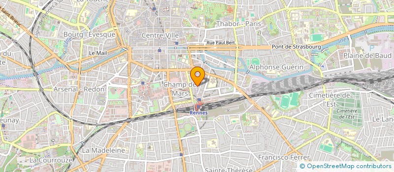 localisation de l'entreprise LES ENFLAMME.ES  RENNES