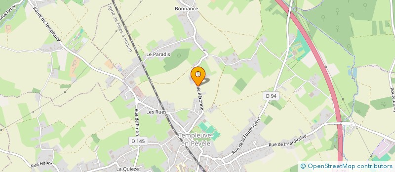 localisation de l'entreprise LES ENGAGES AVEC STEPHAN  TEMPLEUVE-EN-PEVELE