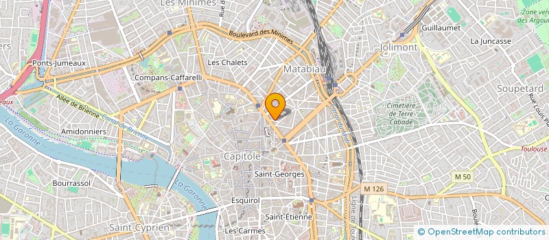 localisation de l'entreprise LES ENGAGES - TOULOUSE  TOULOUSE