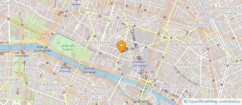 localisation de l'entreprise LES ENLUMINURES à PARIS