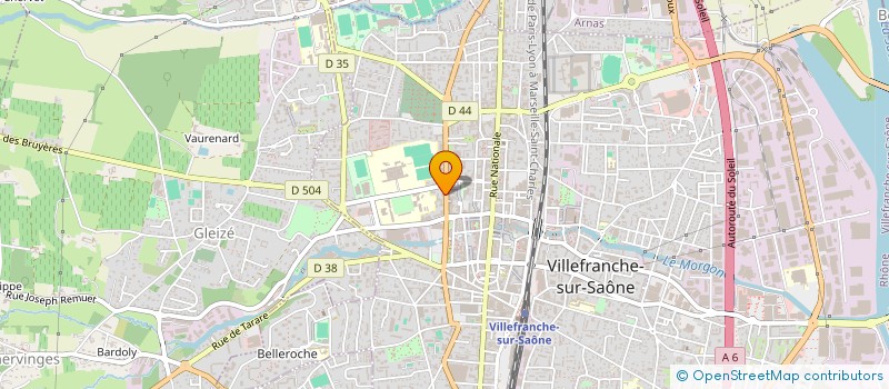 localisation de l'entreprise LES ENOVATEURS à VILLEFRANCHE-SUR-SAONE