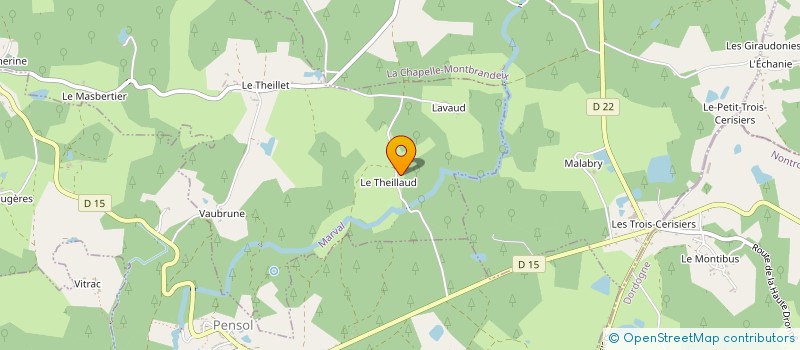 localisation de l'entreprise LES ENRAYES à MARVAL