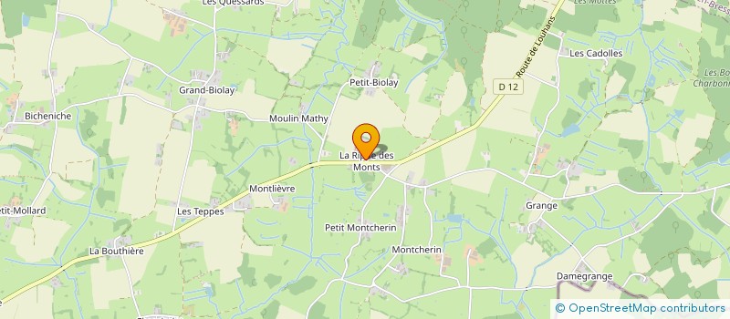 localisation de l'entreprise LES ENROBES BRESSANS à ROMENAY