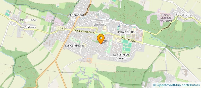 localisation de l'entreprise LES ENSABLES 4L TROPHY  LIMOURS