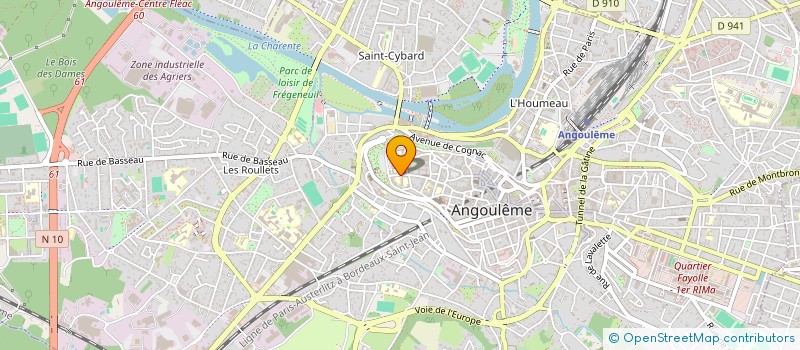 localisation de l'entreprise LES ENSEIGNANTS DE SAINT-PAUL POUR L'ANIMATION CULTURELLE ET EDUCATIVE (E.S.P.A.C.E) à ANGOULEME