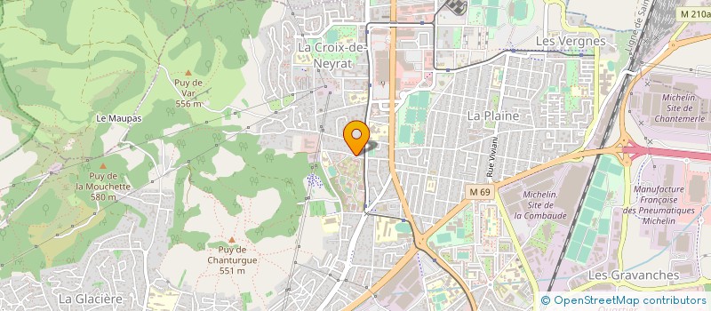 localisation de l'entreprise LES ENSEIGNANTS DU PUY DE DOME  CLERMONT-FERRAND