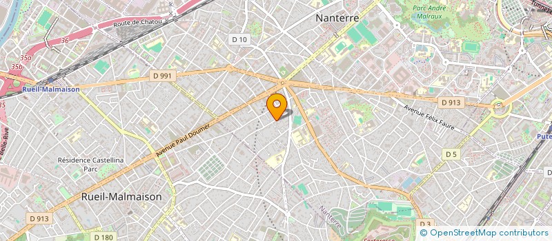 localisation de l'entreprise LES ENSEIGNES SOMACO à NANTERRE