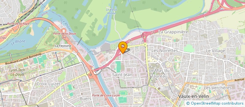 localisation de l'entreprise LES ENSEIGNISTES DEVELOPPEMENT  VILLEURBANNE