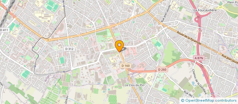 localisation de l'entreprise LES ENTREP' EN PAYS DE LA LOIRE  LES PONTS DE CE