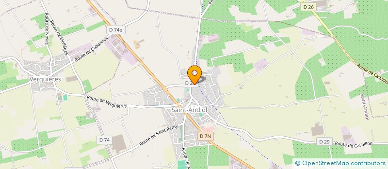 localisation de l'entreprise LES ENTREPOTS DE LA MUSCADELLE à SAINT-ANDIOL