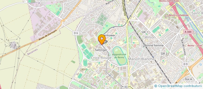 localisation de l'entreprise LES ENTREPOTS DE REIMS à REIMS