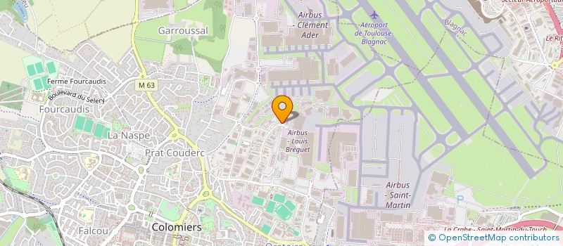 localisation de l'entreprise LES ENTREPOTS DU TOUCH à COLOMIERS