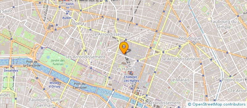 localisation de l'entreprise LES ENTREPRENEURIALES PARIS ILES DE FRANCE  PARIS