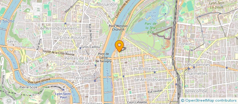 localisation de l'entreprise LES ENTREPRENEURS  LYON