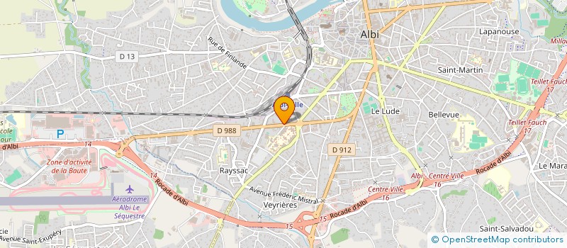 localisation de l'entreprise LES ENTREPRENEUSES ALBIGEOISES à ALBI