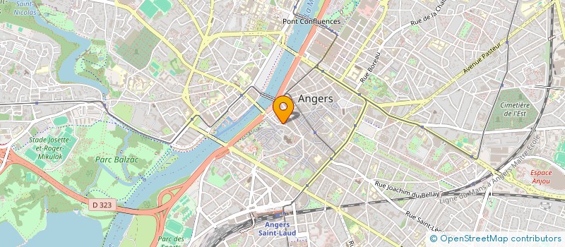localisation de l'entreprise LES ENTREPRENEUSES ANGEVINES  ANGERS