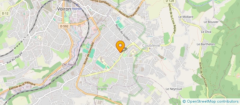 localisation de l'entreprise LES ENTREPRISES MODERNES INDEPENDANTES  COUBLEVIE