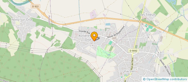 localisation de l'entreprise LES ENTRETIENS  ASNIERES-SUR-OISE