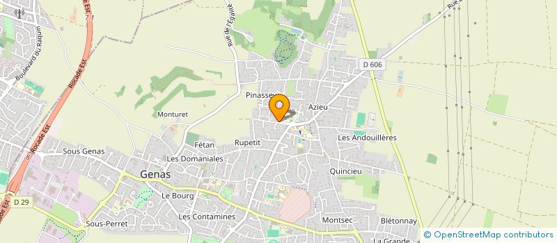 localisation de l'entreprise LES ENTRETIENS FERTILES à GENAS