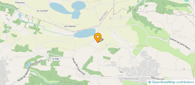 localisation de l'entreprise LES ENVERS  RUY-MONTCEAU