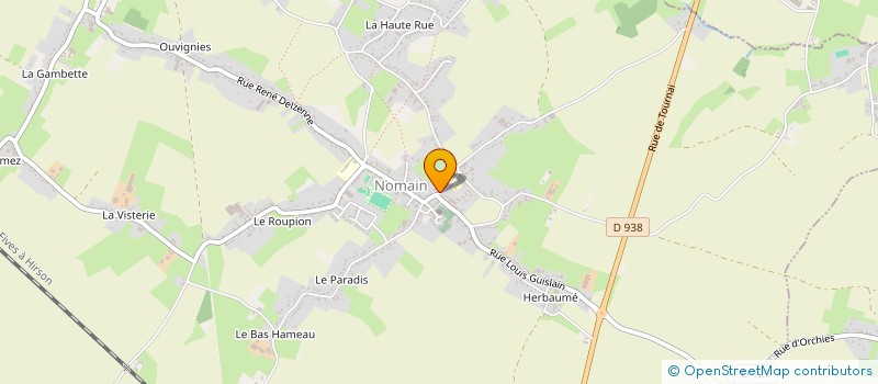 localisation de l'entreprise LES ENVIES D'AUDREY  NOMAIN