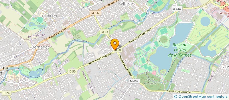 localisation de l'entreprise LES ENVIES DE LILI  TOURNEFEUILLE