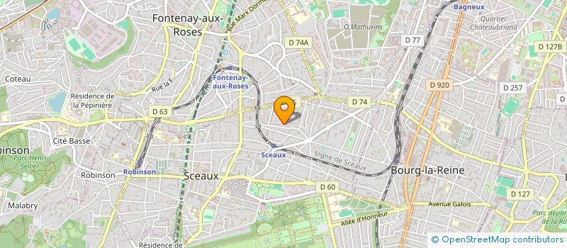 localisation de l'entreprise LES ENVIES FOLLES à SCEAUX