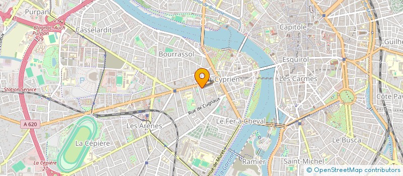 localisation de l'entreprise LES ENVOLEES à TOULOUSE