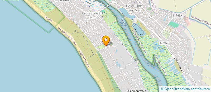 localisation de l'entreprise LES EOLIDES  L'AIGUILLON-LA-PRESQU'ILE