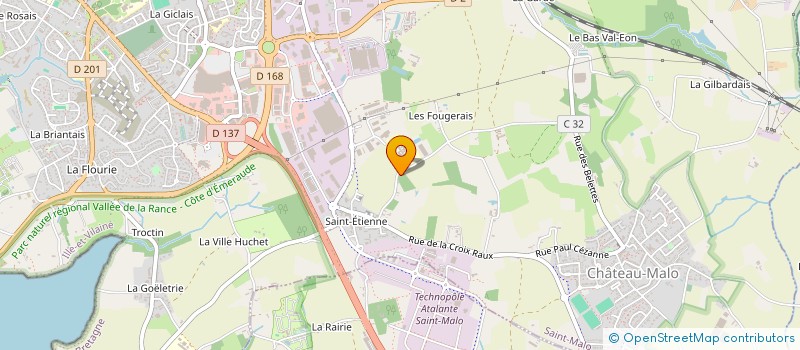 localisation de l'entreprise LES EPAGNEULS BRETONS  SAINT-MALO