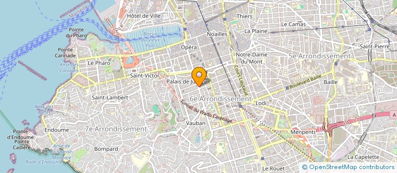 localisation de l'entreprise LES EPAULETTES à MARSEILLE