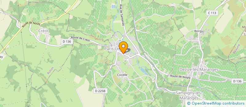 localisation de l'entreprise LES EPENOTTES  PARIS-L'HOPITAL