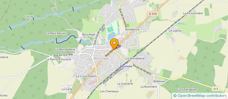 localisation de l'entreprise LES EPHELIDES  MONNAIE