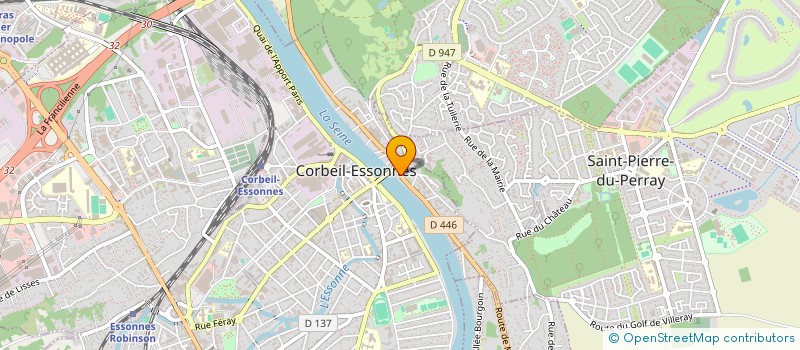 localisation de l'entreprise LES EPHELIDES à CORBEIL-ESSONNES