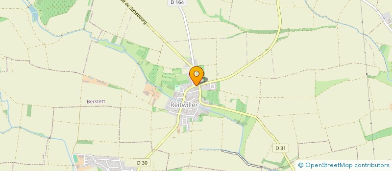 localisation de l'entreprise LES EPHEMERES DE REITWILLER  BERSTETT